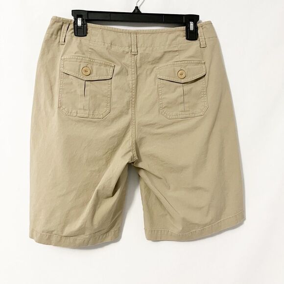 Docker Favorite Fit Khaki Shorts Beige Size 10 - Picture 3 of 4